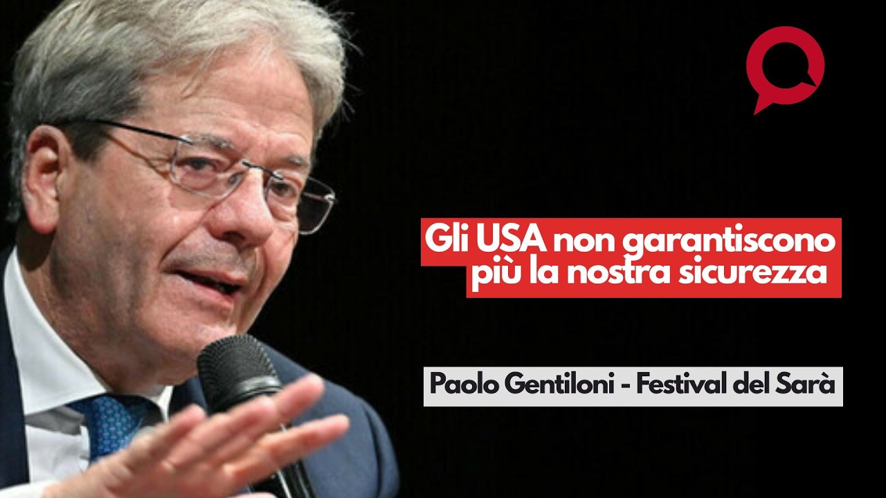 Paolo Gentiloni - Festival del Sarà 2025 - Bergamo