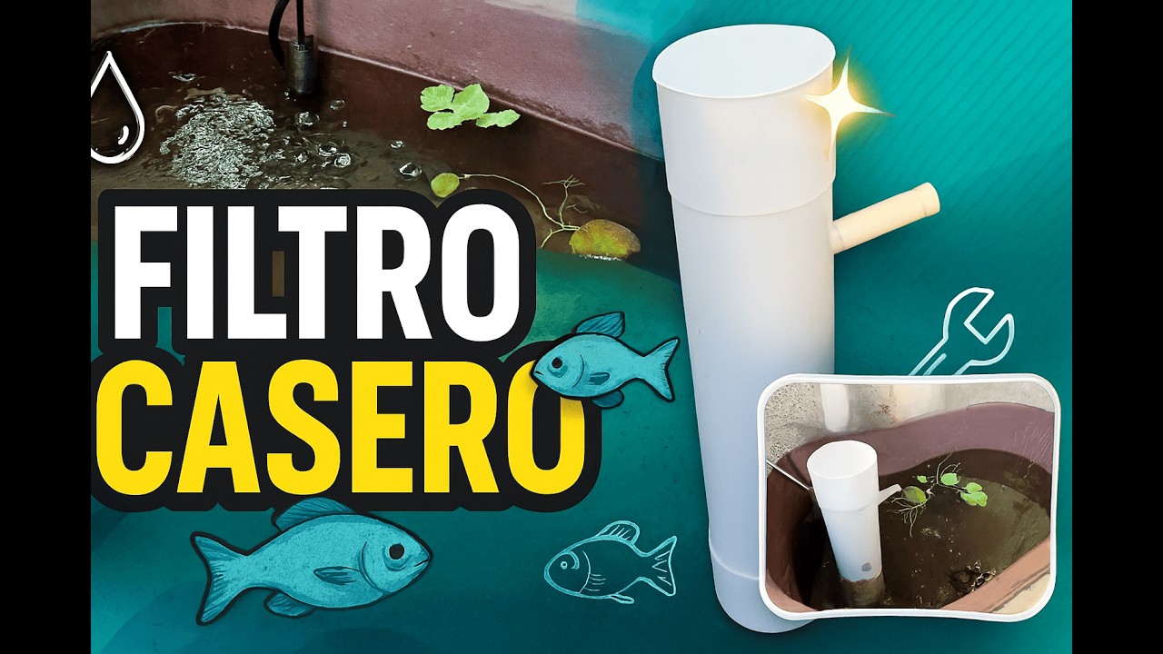 Cómo hice mi filtro casero para peces  Fácil, barato y funcional!