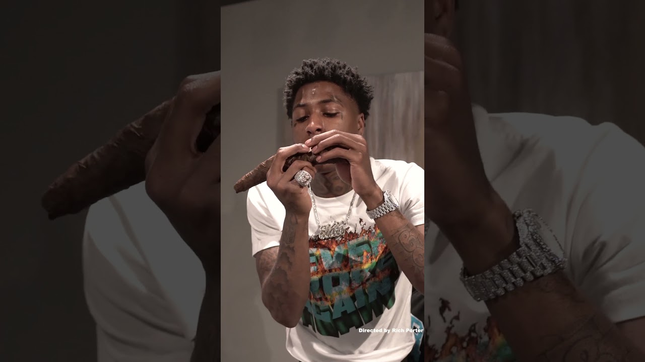 NBA YoungBoy Shows us how to Roll a BACKWOOD Pt1. #shorts