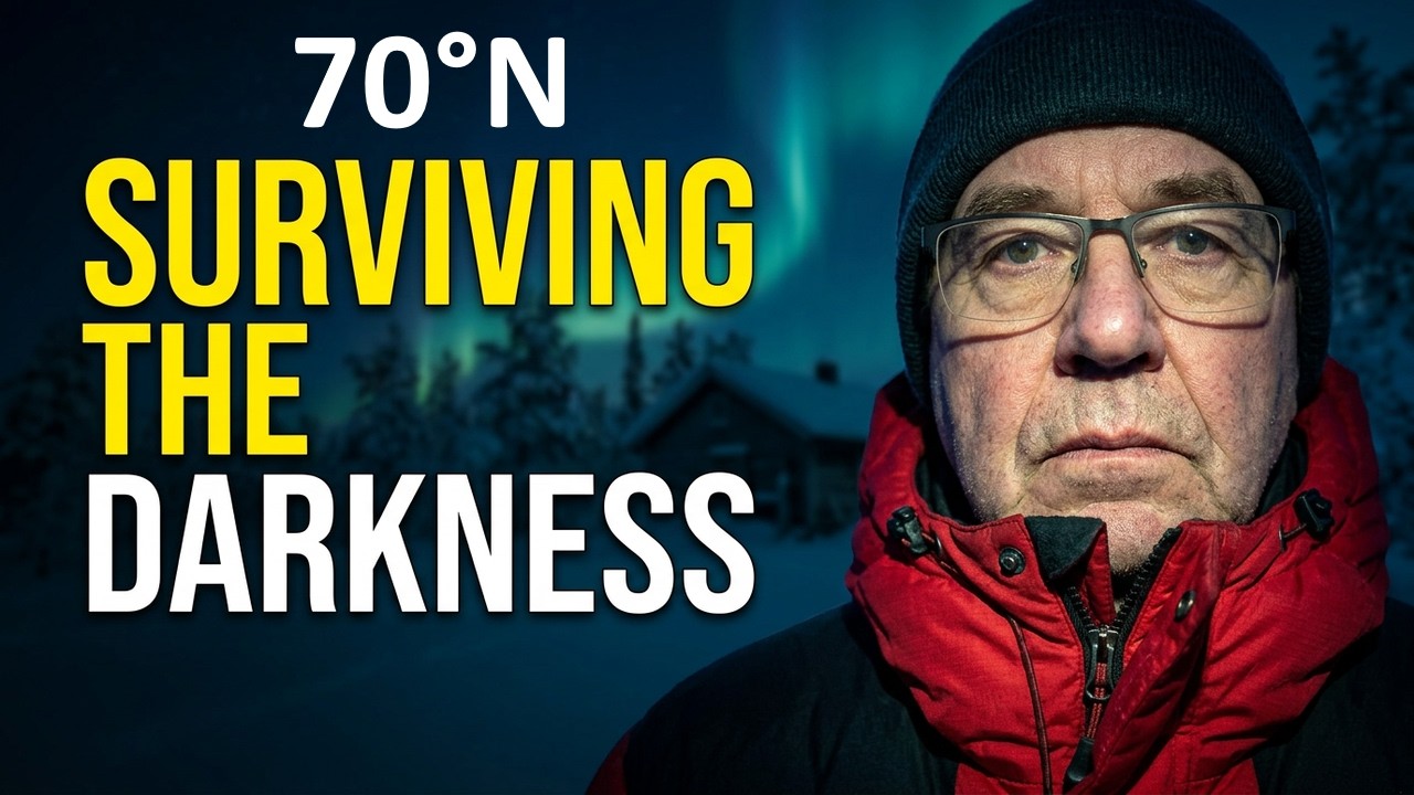 70°N - Strong winds, subtle colours and no water - arctic living in the Polar night