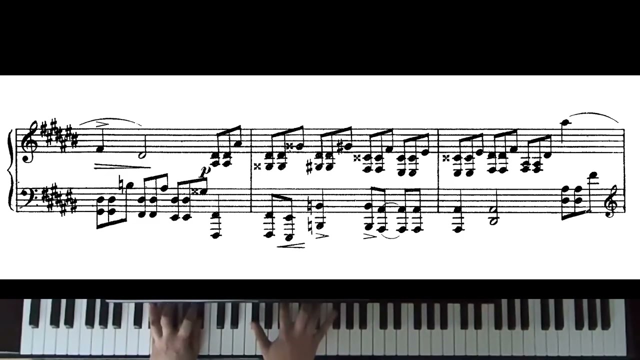 SCRIABIN - ÉTUDE OP. 8 Nº1 (Day 30)
