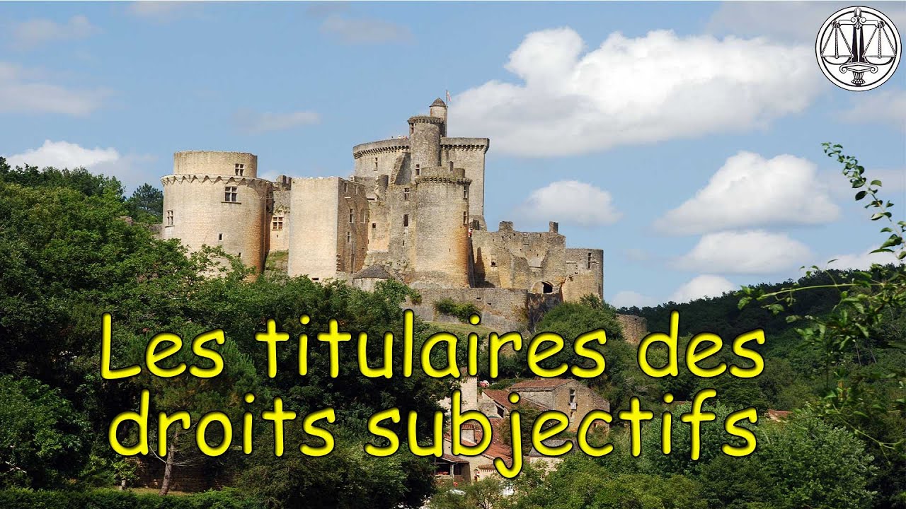 Les titulaires des droits subjectifs