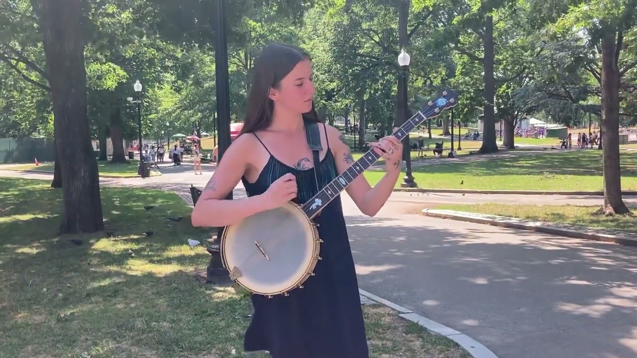 Johanna Wacker-banjo-original song-Boston Common
