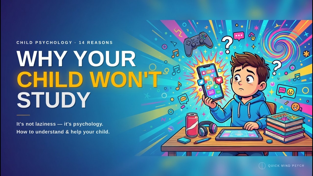 Why Kids Don’t Want to Study — 25 Psychological Reasons | Piaget, Vygotsky, Dweck | Mind Games #014