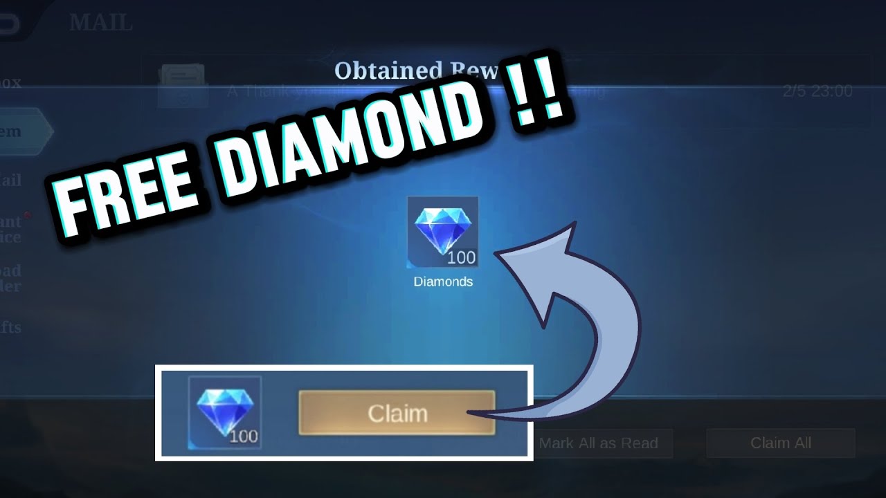 လူတိုင်းရမယ့် Free Diamond 100 ဘယ်လိုယူကြမလဲ🤔