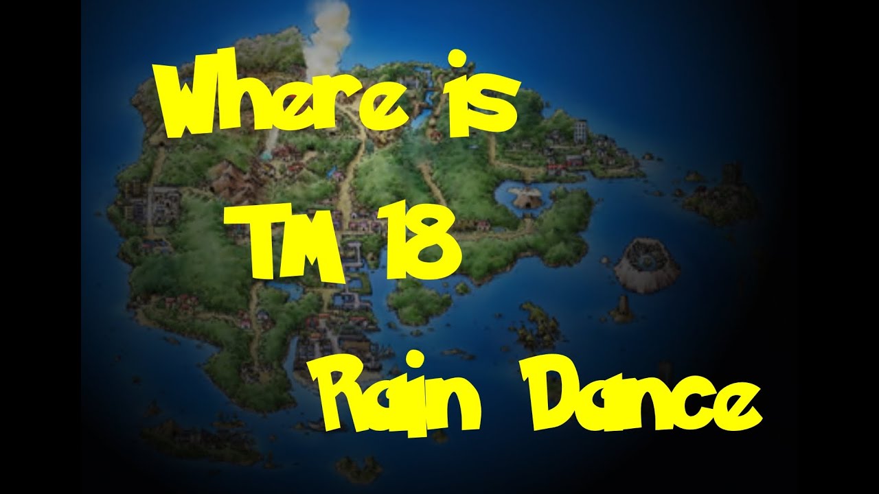 Where Is: TM 18 - Rain Dance (Pokemon Ruby/Sapphire/Emerald)