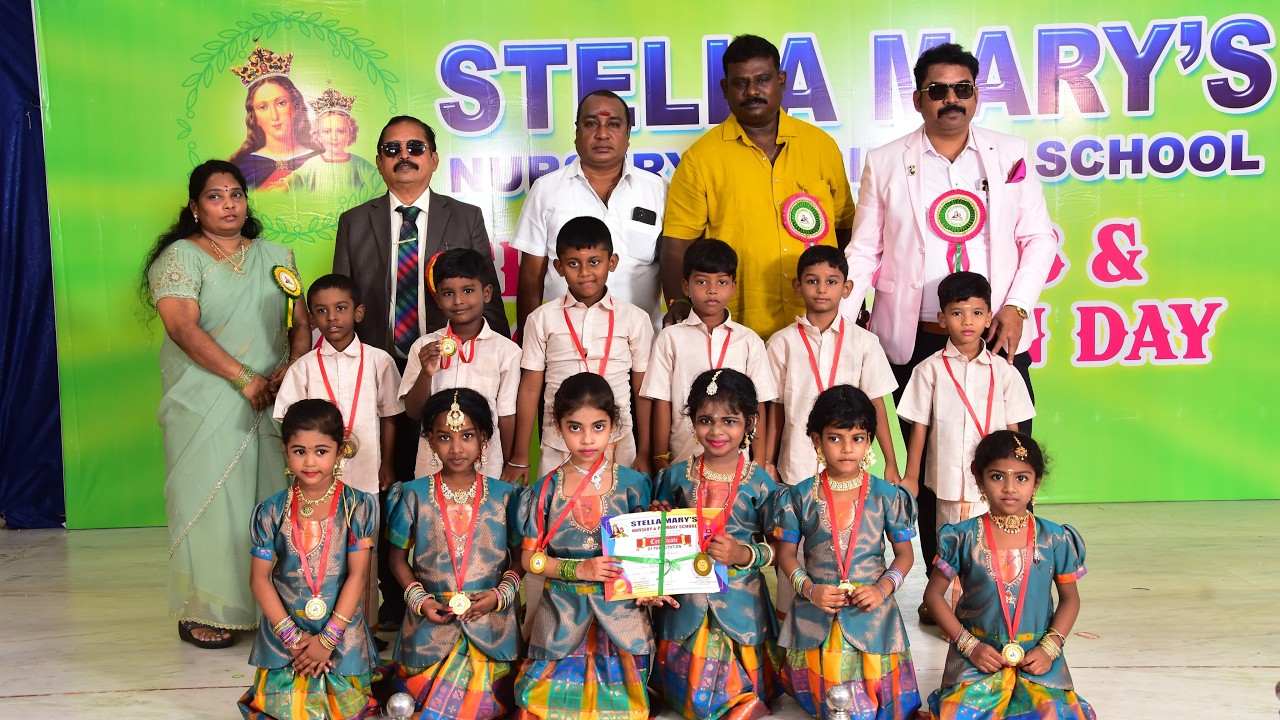 Traditional Folk Dance | I Std Students | Stella Fest 2026 #smsch81 #NeePottuVachaThangaKudam