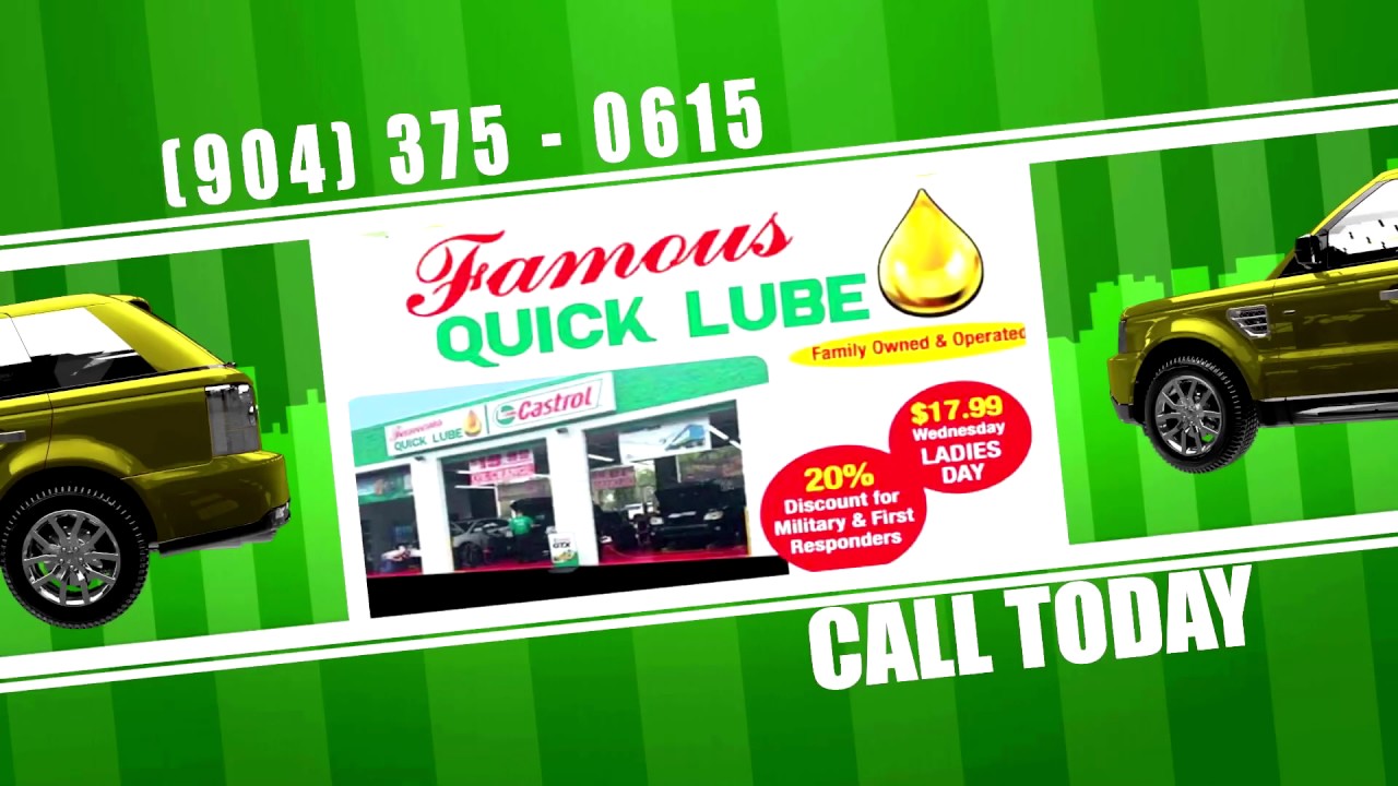 Famous Quick Lube Park Ave Commercial