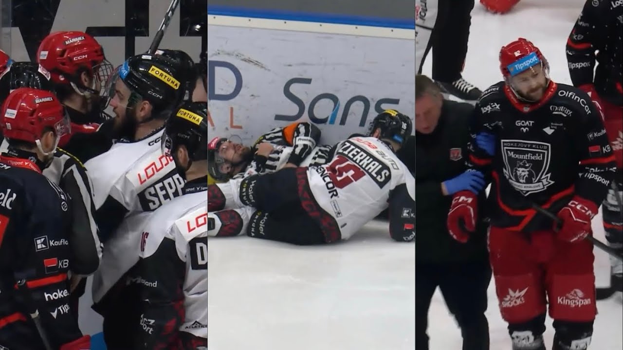 BEZ BRANKÁŘE A 2 INKASOVANÉ GÓLY DO PRÁZDNÉ BRÁNY! Emoce nechyběli ani mezi rozhodčími! SPA 3:6 MHK