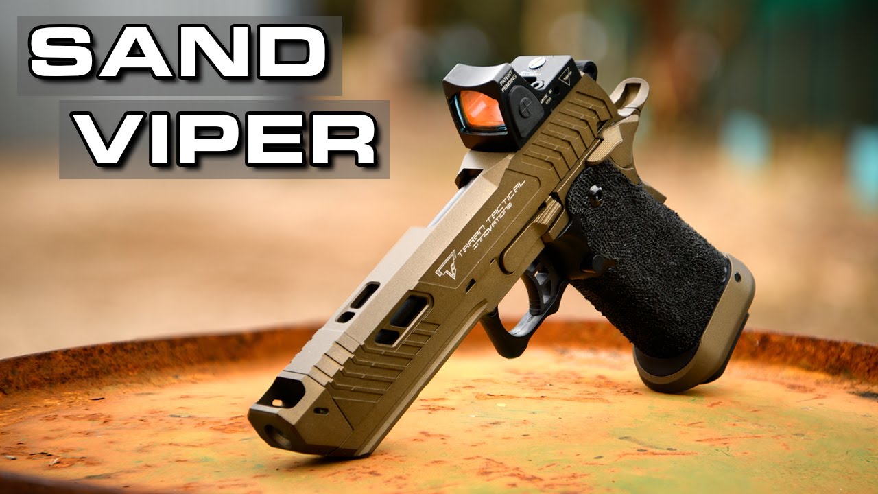 TTI Sand Viper Gas Blowback Gel Blaster Pistol!