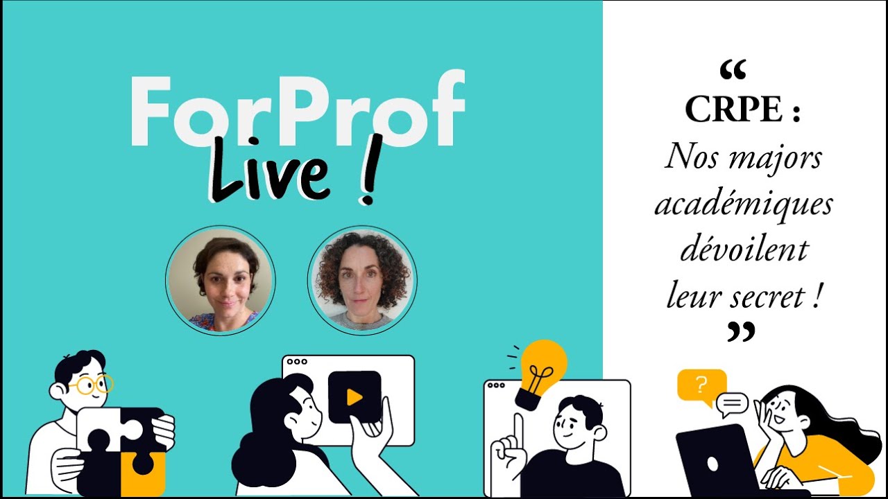 LIVE CRPE : Nos majors académiques dévoilent leur secret pour réussir le CRPE