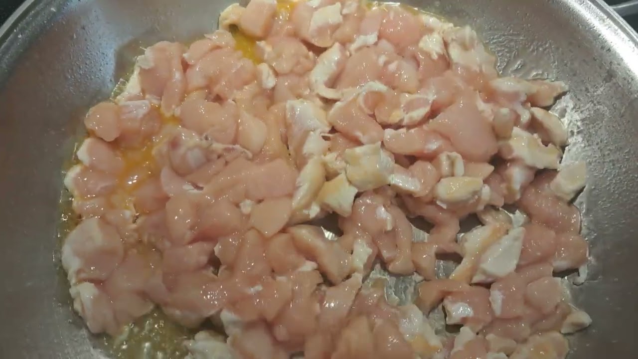 Arroz blanco con pollo 