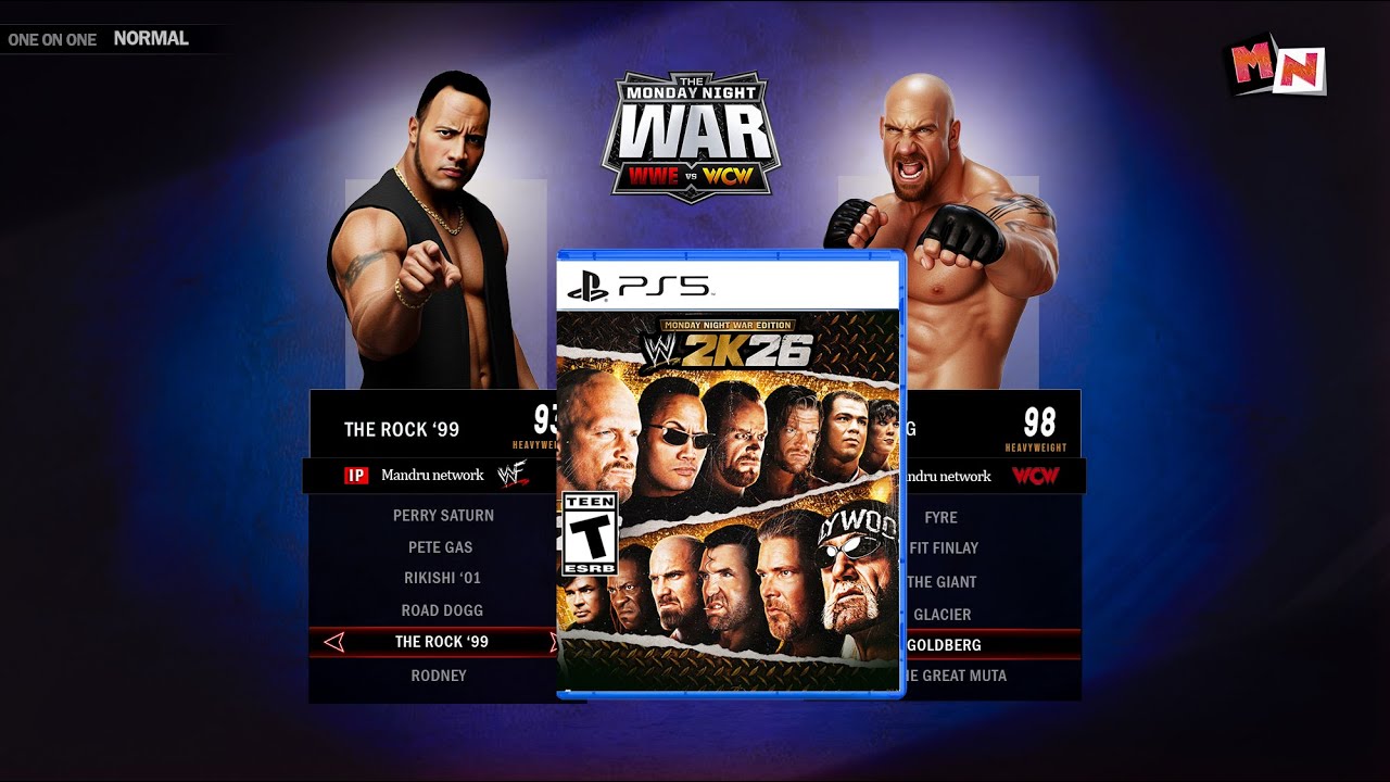 WWE 2K26 Monday Night War Edition ||  Roster for PS5 concept