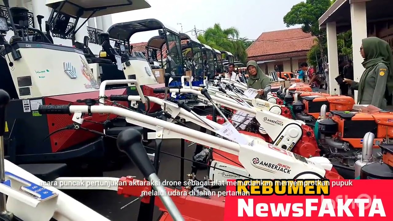 Dinas Pertanian Dan Pangan Kabupaten Kebupaten Kebumen Salurkan 104 Alsintan