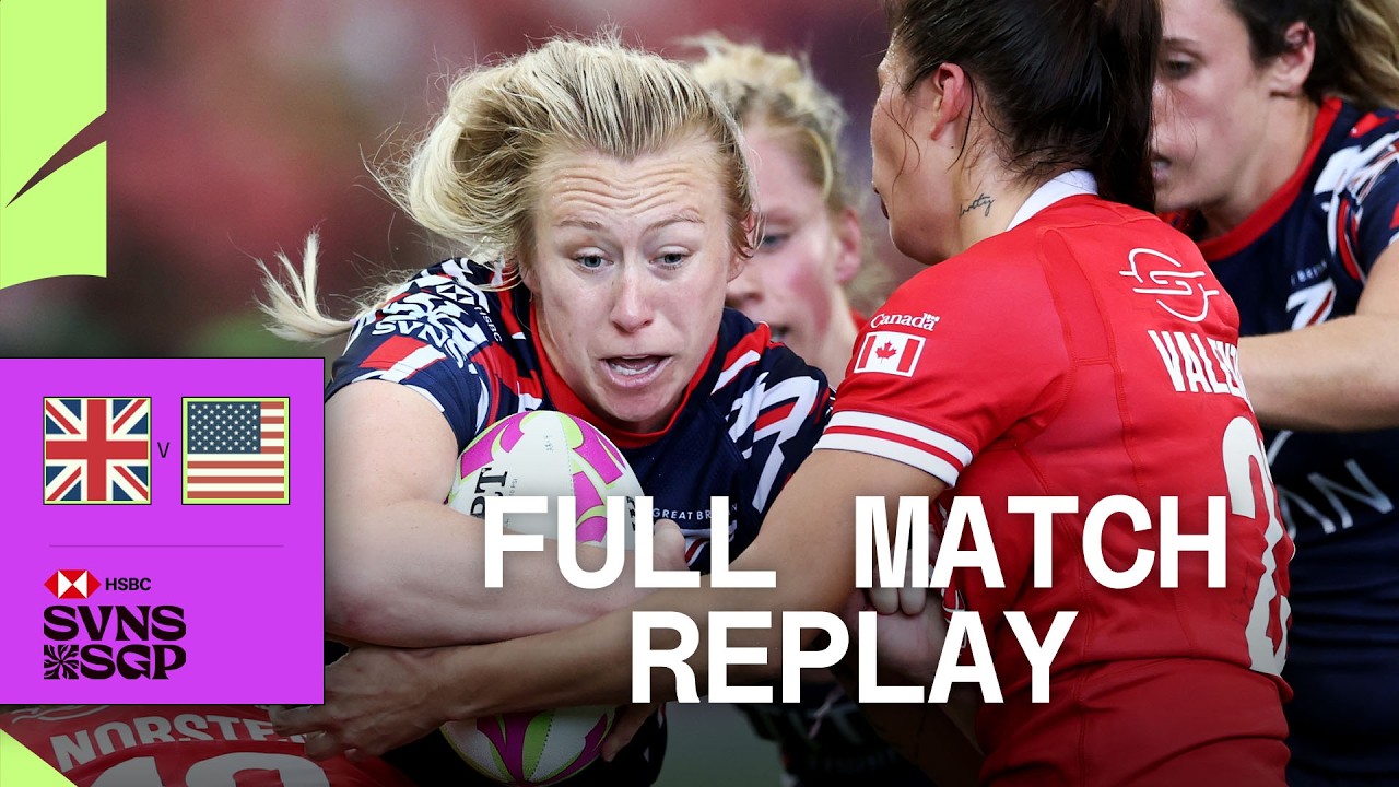 Victory in FINAL seconds ⌛ | Great Britain v USA | HSBC SVNS Singapore 2025 | Full Match Replay