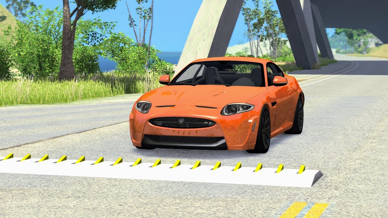 Spike Strip High Speed Crashes #32 – BeamNG Drive