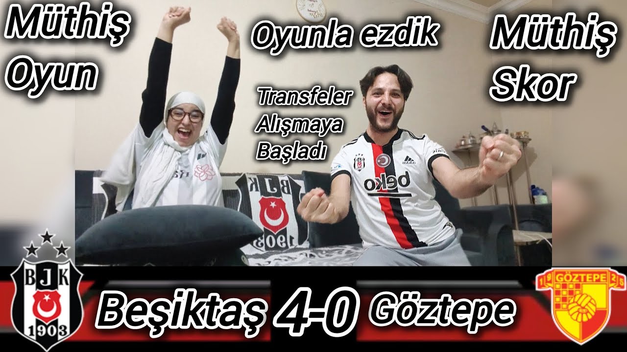 Beşiktaş 4-0 Göztepe #tepki #reaction 