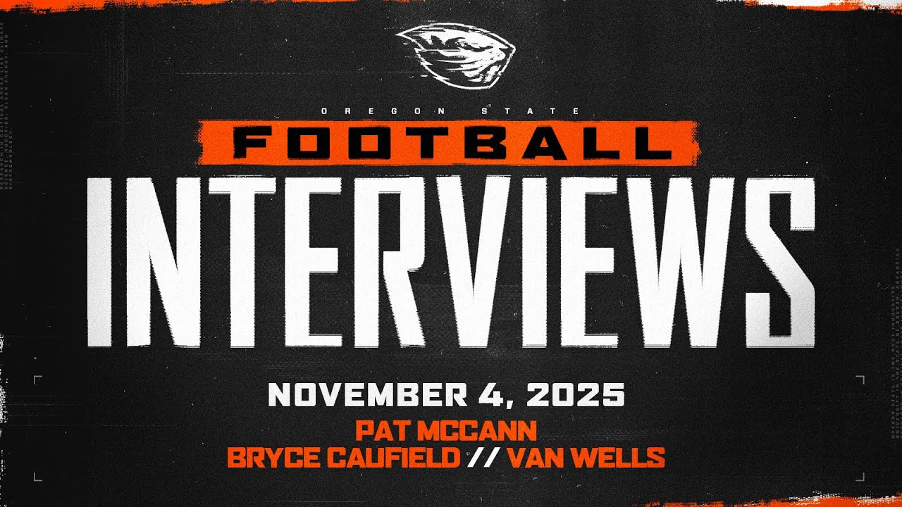 Oregon State Football Interviews: November 4, 2025