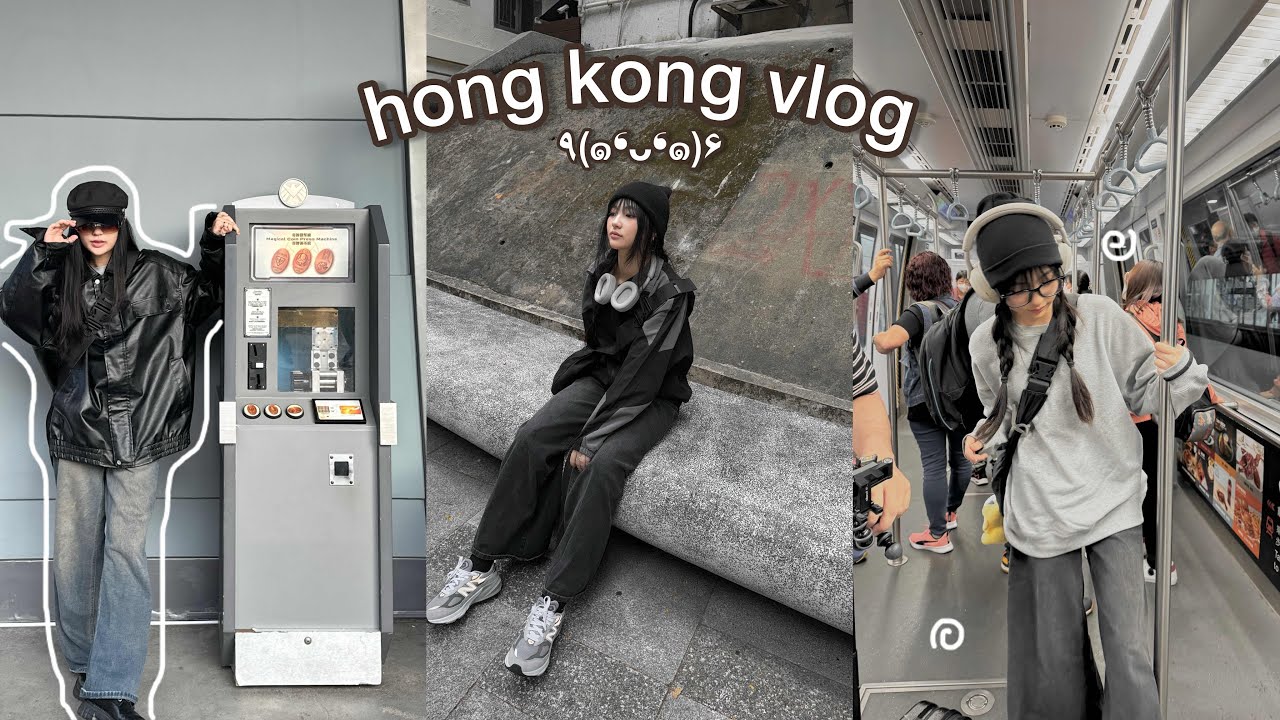 HONG KONG VLOG☁️: what i ate, disneyland, exploring the city & cute outfits