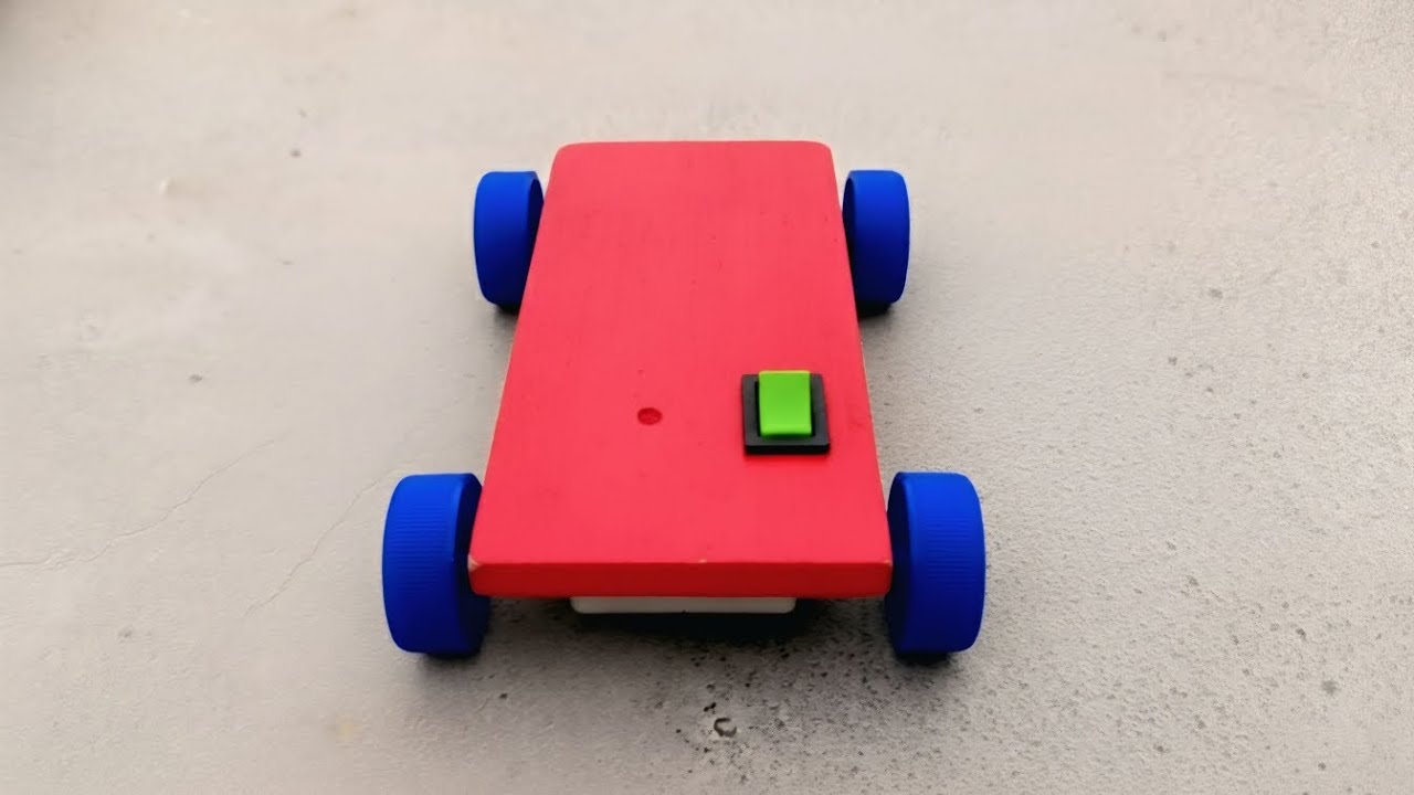 How To Make A Wood Car With Dc Motor || Lakri Ki Car Kaise Banaye 