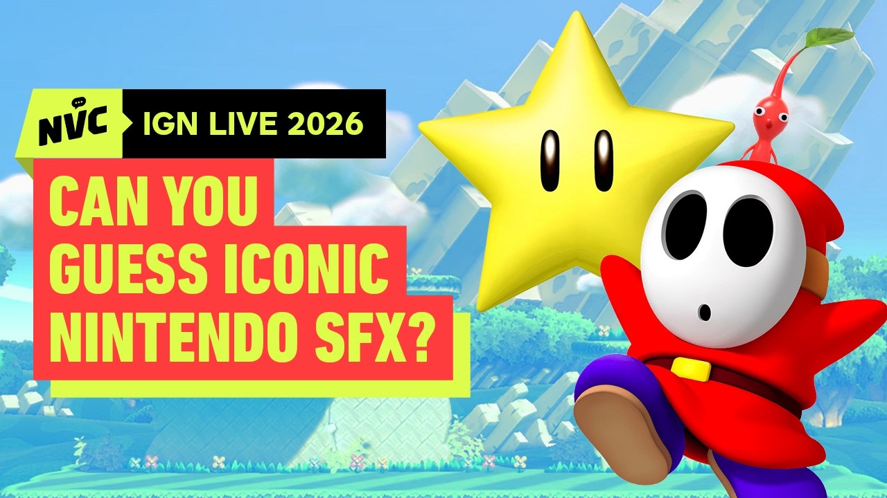 Сможете ли вы угадать культовые звуковые эффекты Nintendo? | IGN Live 2026 - NVC 815