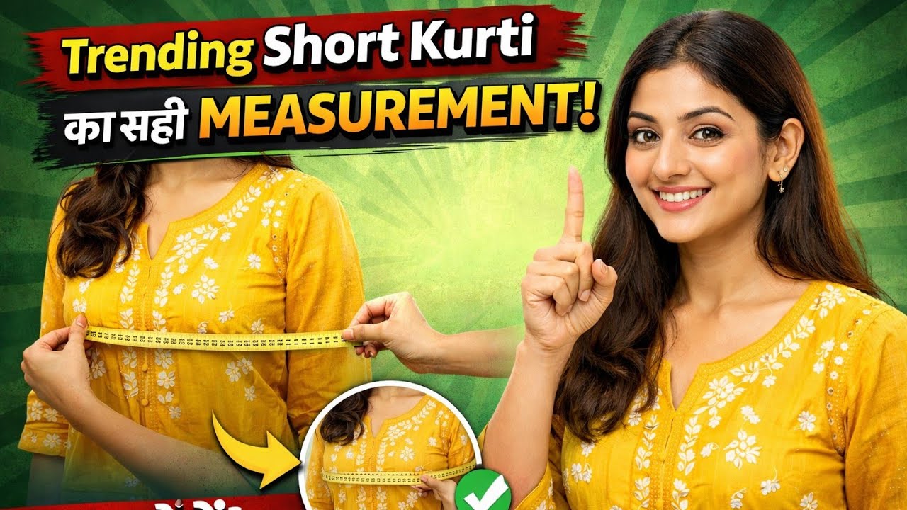 Trending kurti| Latest Trending Kurti Size Chart 🔥 | Full Measurement Guide