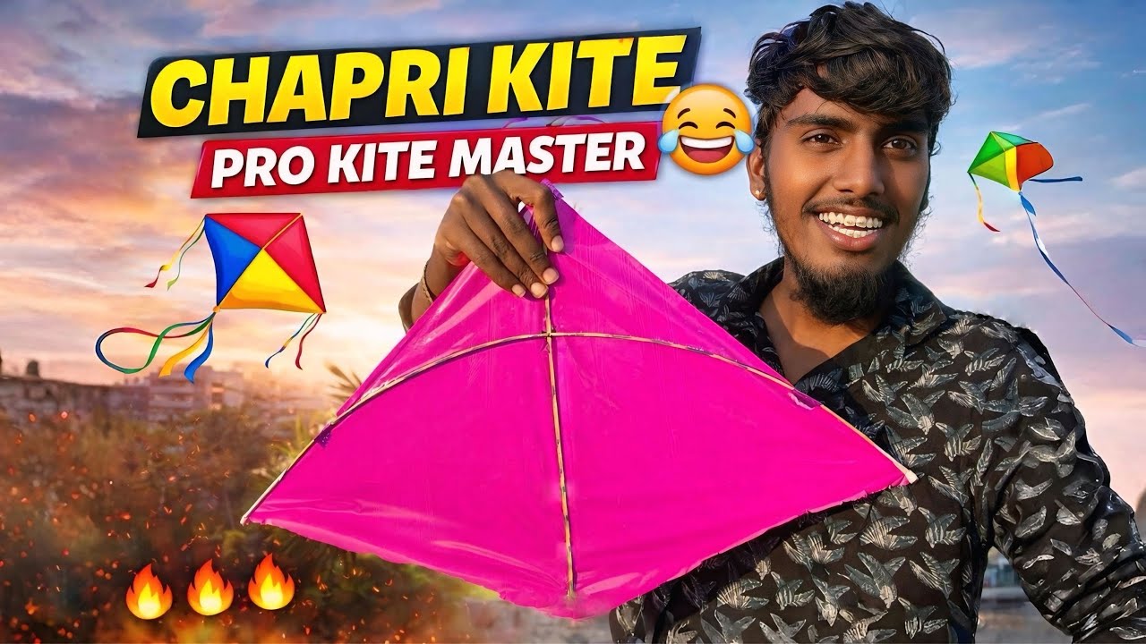 Patang Flying Gone Wrong 😂 | Chapri Style Kite Battle 2026 #kiteflying #kite 