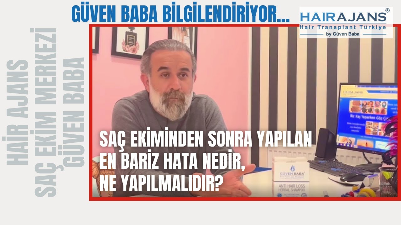 Saç Ekiminden sonra yapılan en bariz hata nedir, Ne yapılmalıdır?