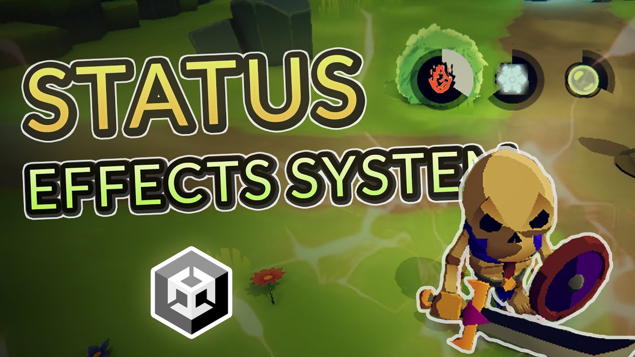 How to create a Status effect system (Modular and Customizable) | Unity Tutorial
