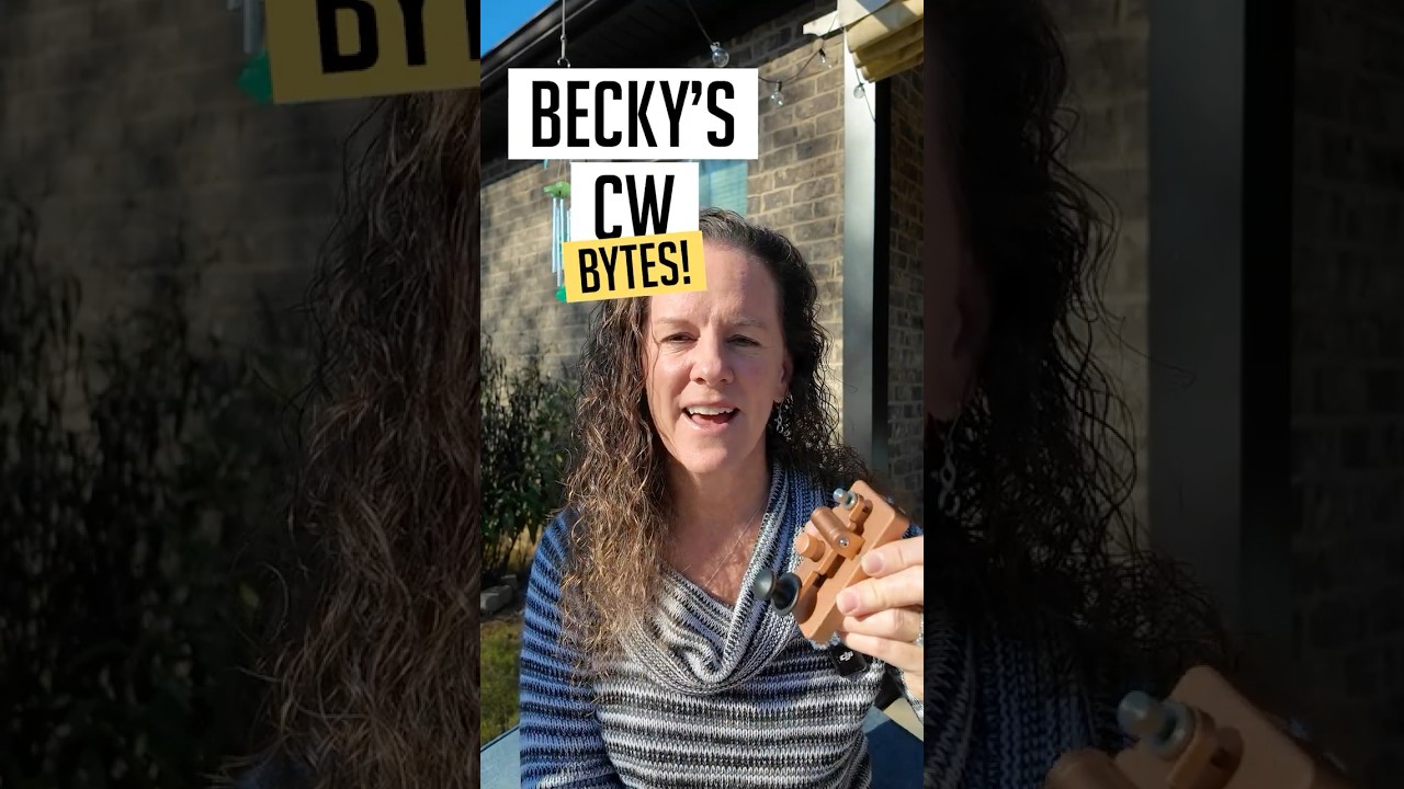 Becky's CW Practice Message #5 - N4BKY  #cw #hamradio #morsecode