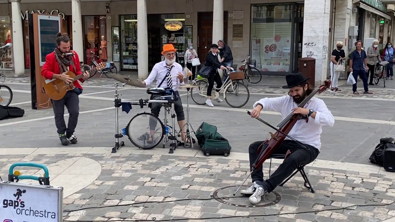 Via con me - Paolo Conte cover con Pier Foschi alla batteria e Giacomo Gamberucci al violoncello