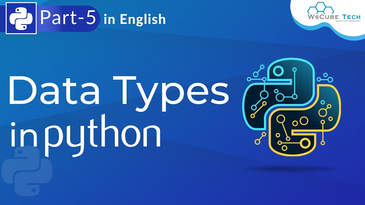 Data Types in Python with Example | Variables & Data Types In Python | Python Tutorial For Beginner