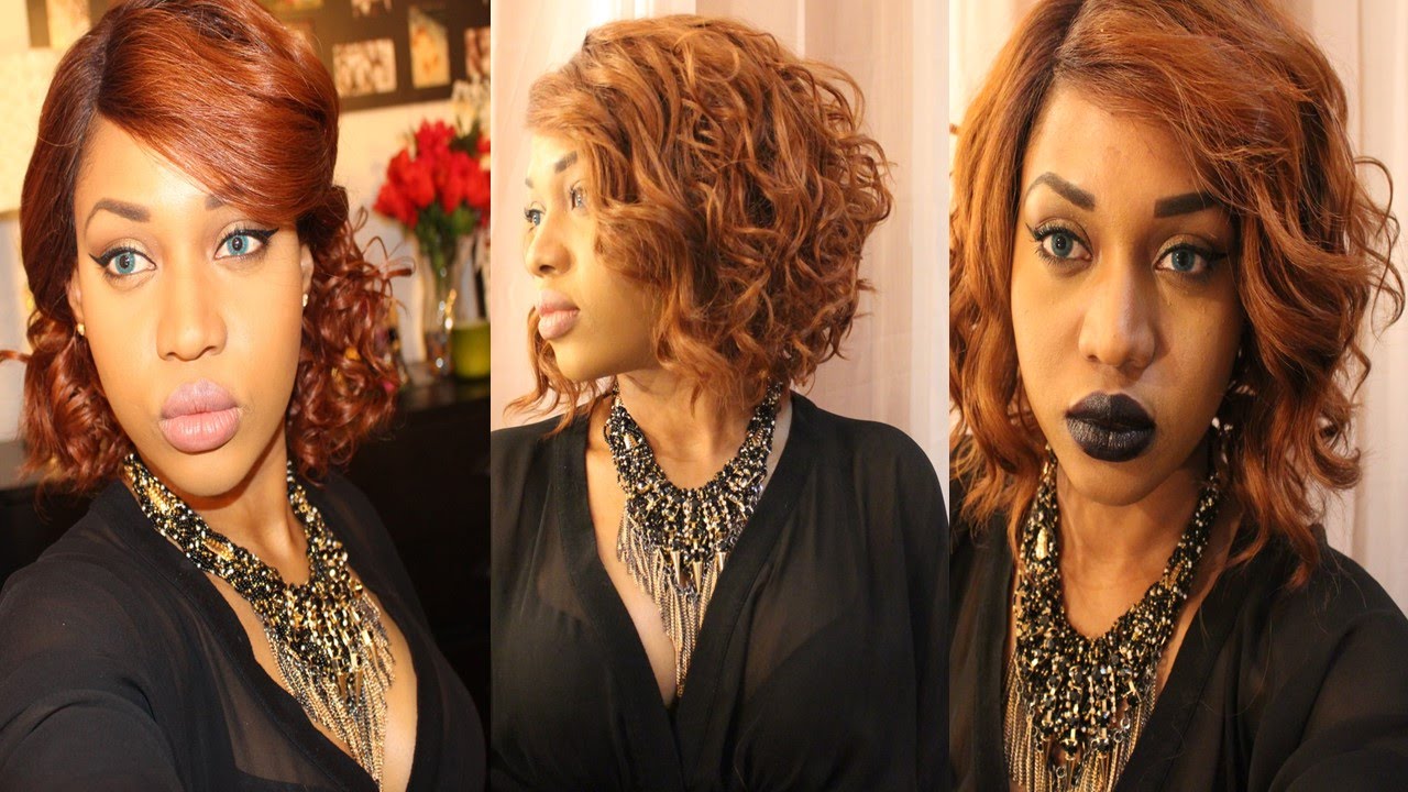 isis collection brown sugar lace front wig-bs206/AFFORDABLE SEXY SHORT WIGS #2  Divatress.com