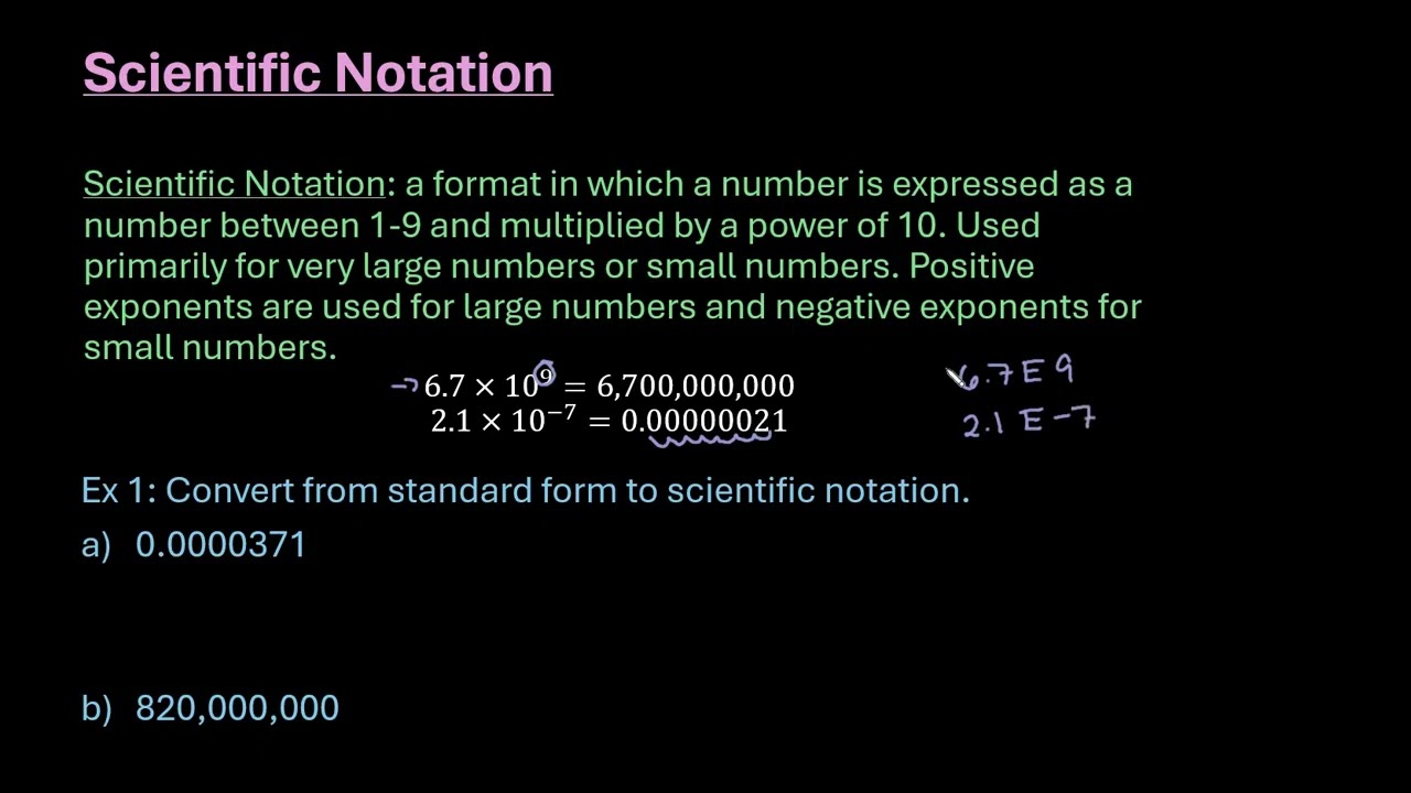 Scientific Notation