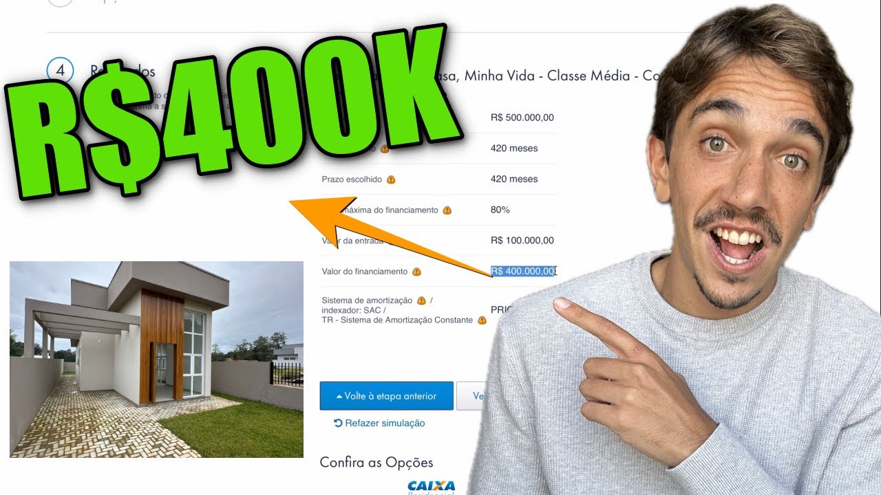QUANTO A CAIXA LIBERA PARA CONSTRUIR? | Veja essa simulação REAL