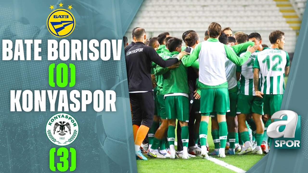 BATE Borisov 0-3 Konyaspor MAÇ ÖZETİ (UEFA Konferans Ligi 2. Ön Eleme Turu 1. Maçı) 21.07.2022