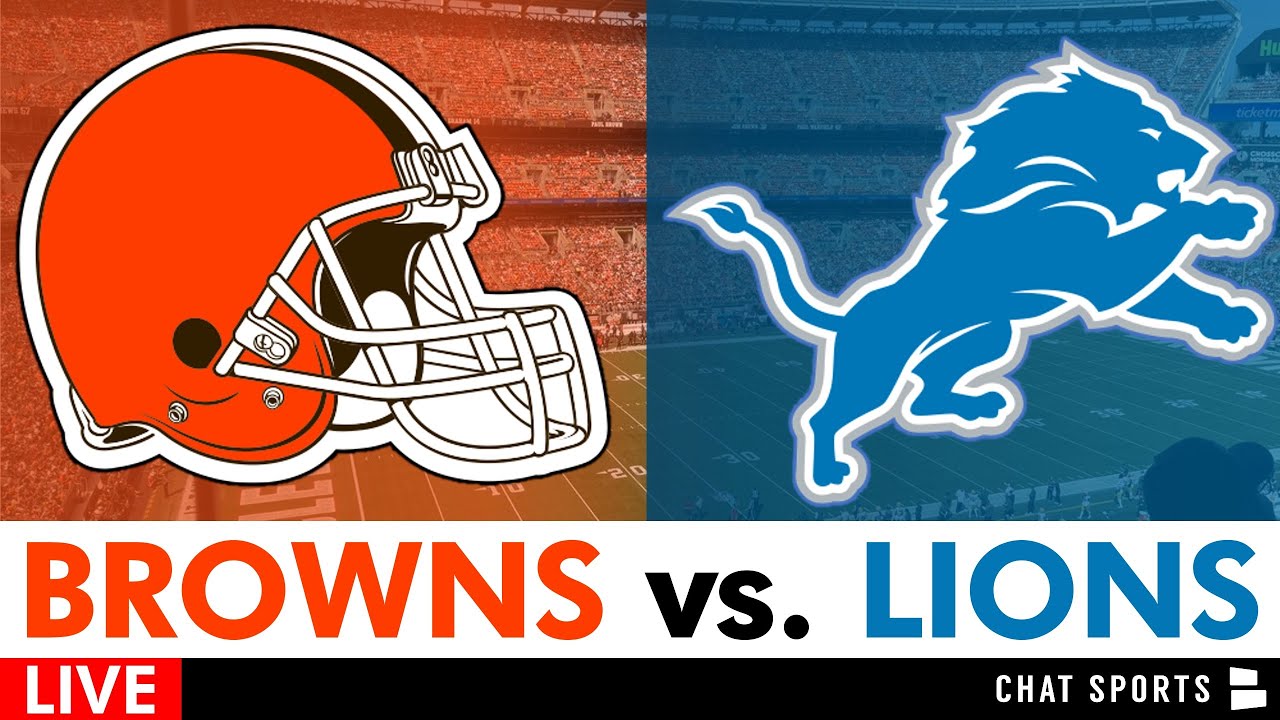 Browns vs. Lions Live Streaming Scoreboard, Free Play-By-Play + Watch Party | NFL Week 4