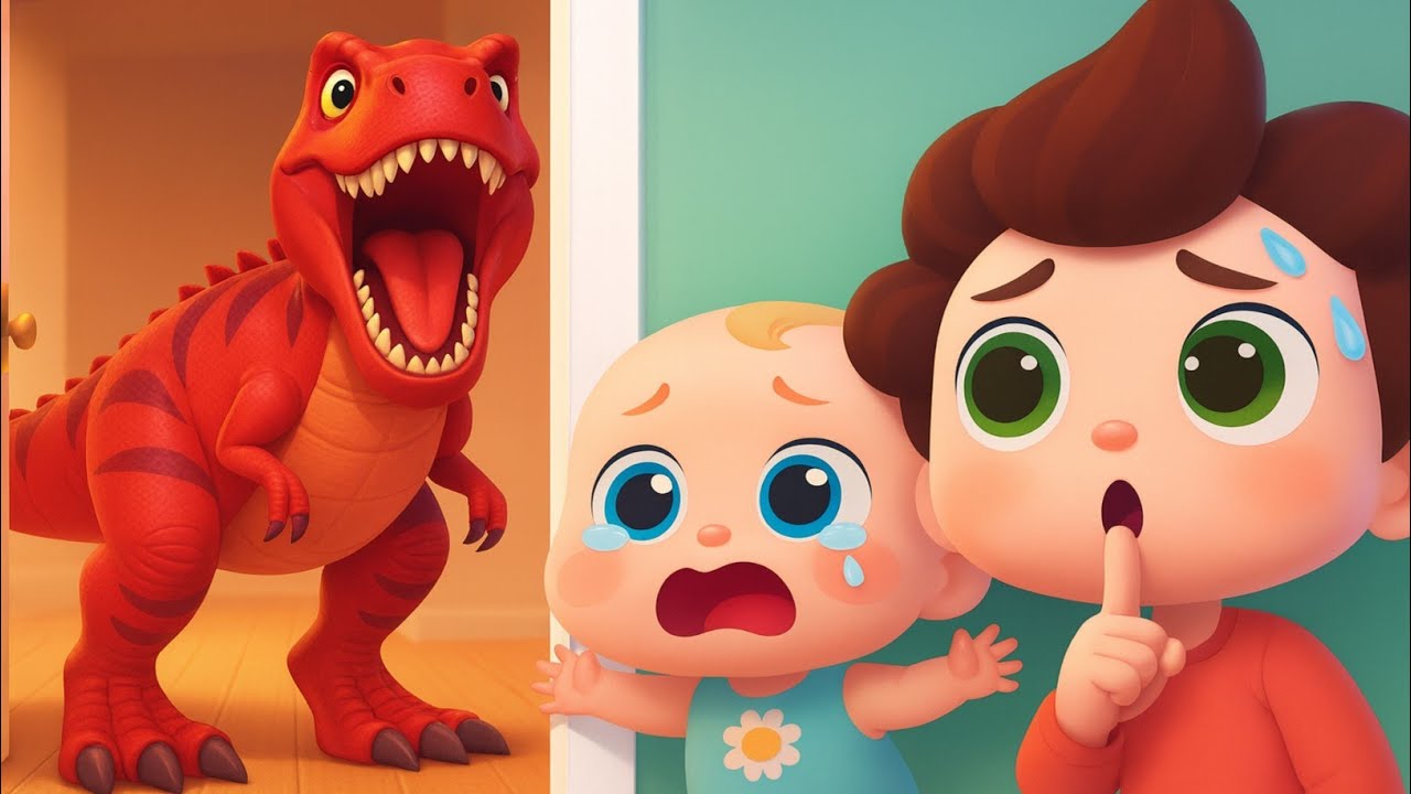 Dinosaur in My Room | Fun Kids Song | Dino Play & Imagination | Toonzy Wheels kids 