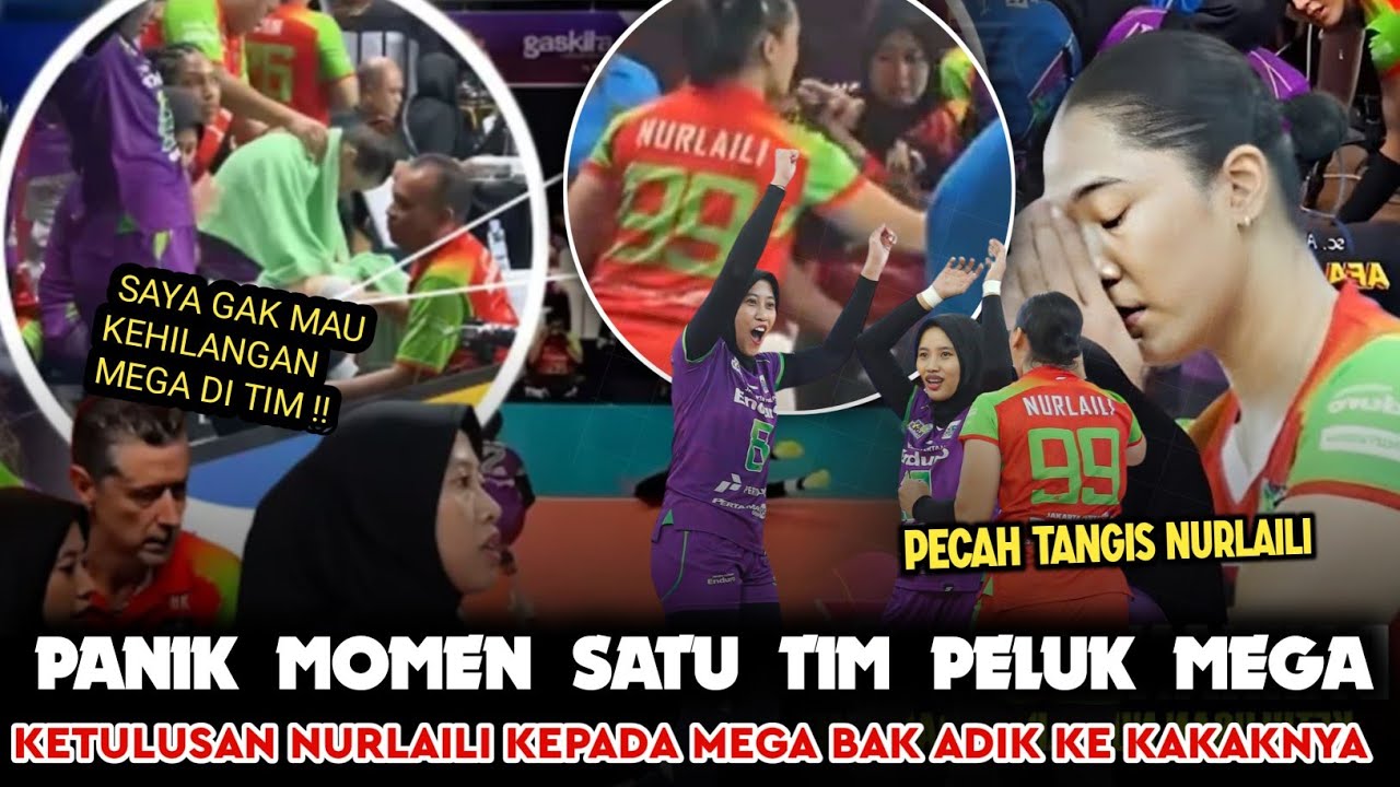 LANGSUNG LARI PELUK MEGA‼️Nurlaili sosok muda yg di SOROT media KOREA 