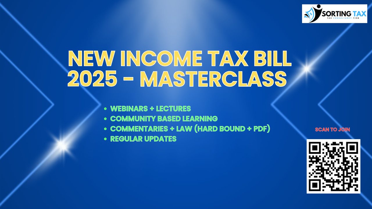 New Income Tax Bill  2025 - Master Class - Link in Description !  #incometax