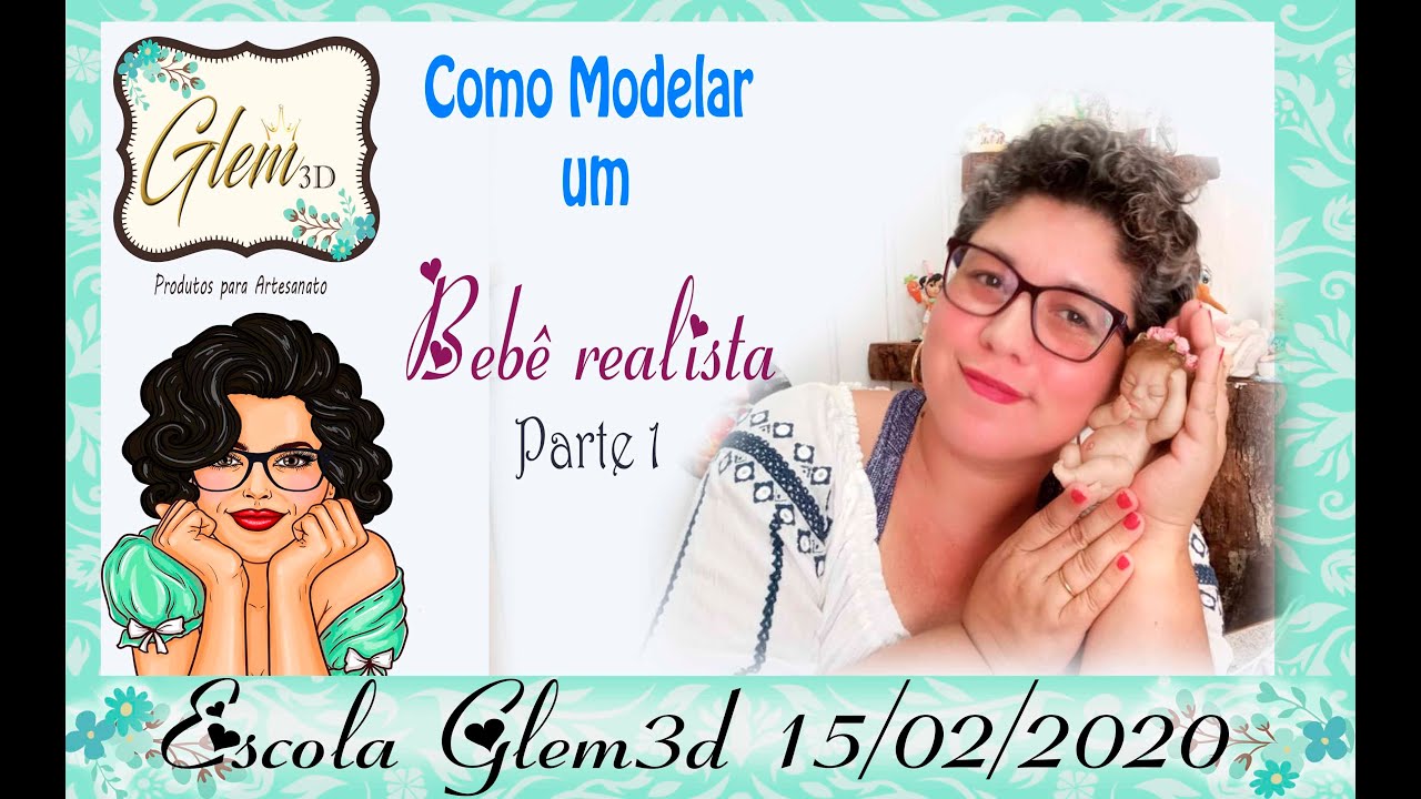 DIY - Como Modelar um bebê realista - Escola @Glem3D - Parte 1