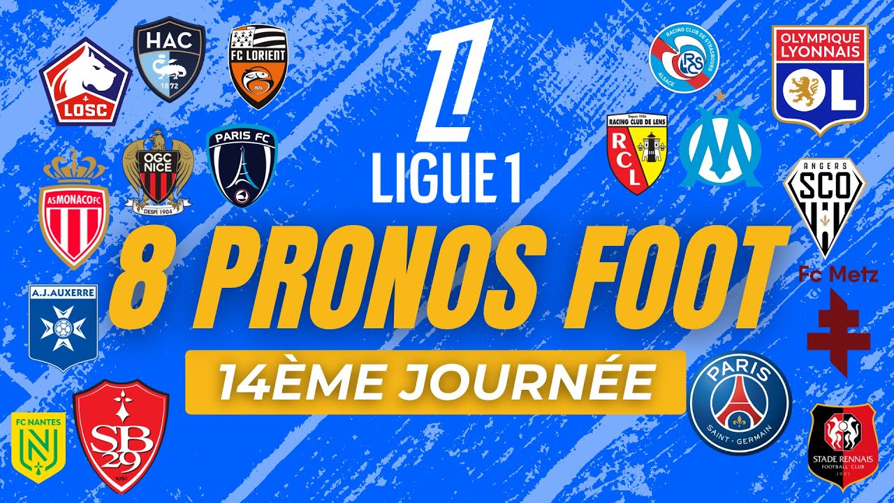 Pronostic Foot Ligue 1 : nos pronos pour la 14e journée (ASM-PSG, OL-Nantes...)