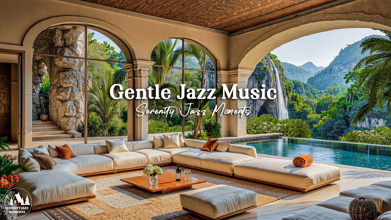 Gentle Jazz In A Tranquil Apartment Space For Relaxation - Morning Jazz Harmony For A Positive Mood