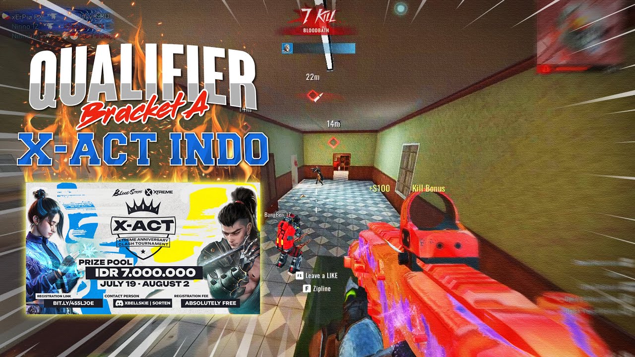 MIC CHECK QUALIFIER TOURNAMENT X-ACT INDONESIA -  BLOODSTRIKE