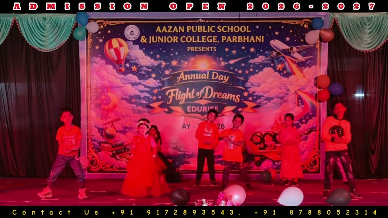 Bachpan Kahan ?  | Flight of Dreams 2025-2026 ✈️ | EduRise ✨ |📍 Aazan Public School & Junior College