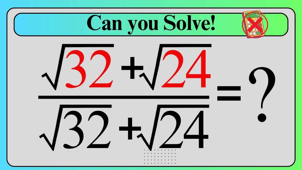 An Interesting Math Olympiad Problem l Two Unknown In Single Expression l harvard mathematics