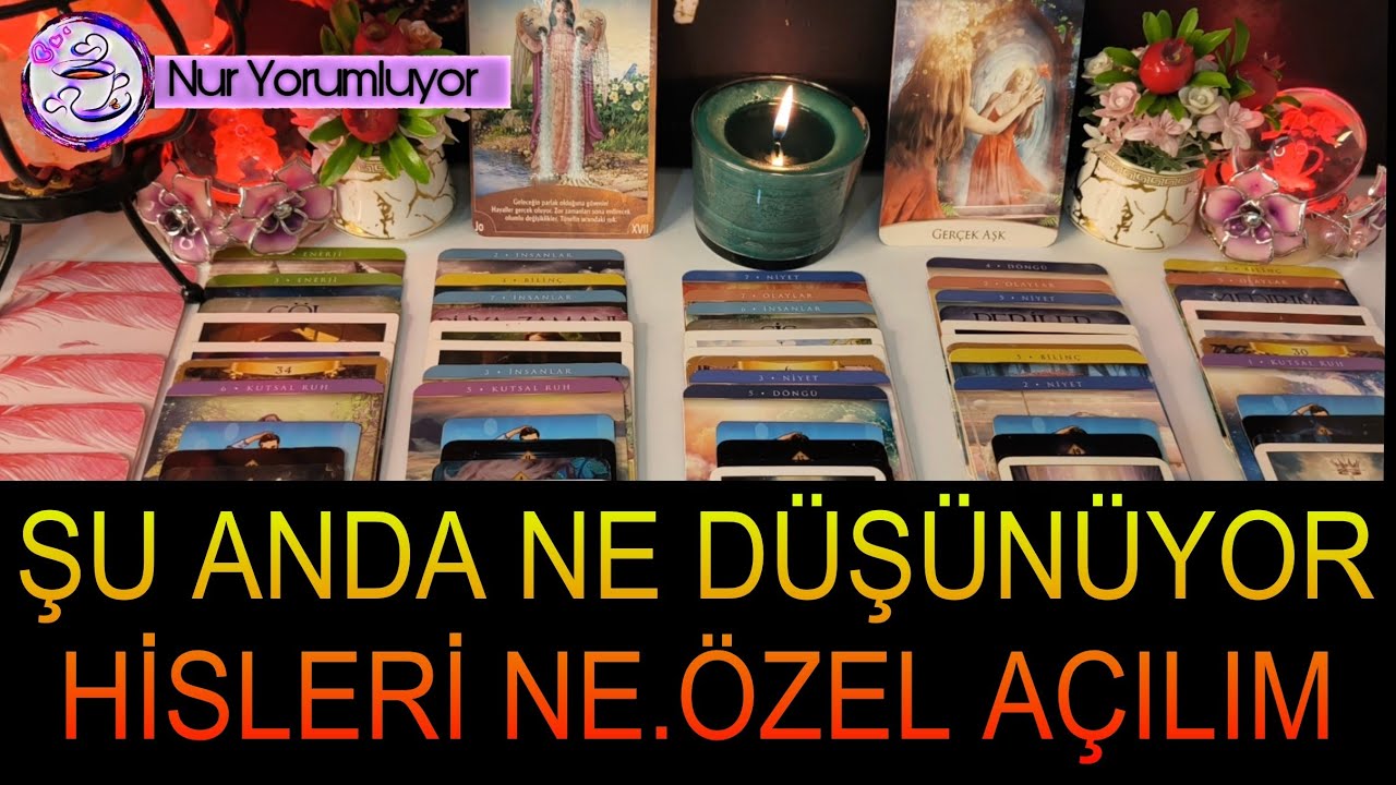 ONUN ŞU ANDA SENLE İLGİLİ‼️ DÜŞÜNCE VE HİSLERİ 🔮🌺#tarot #keşfet 
