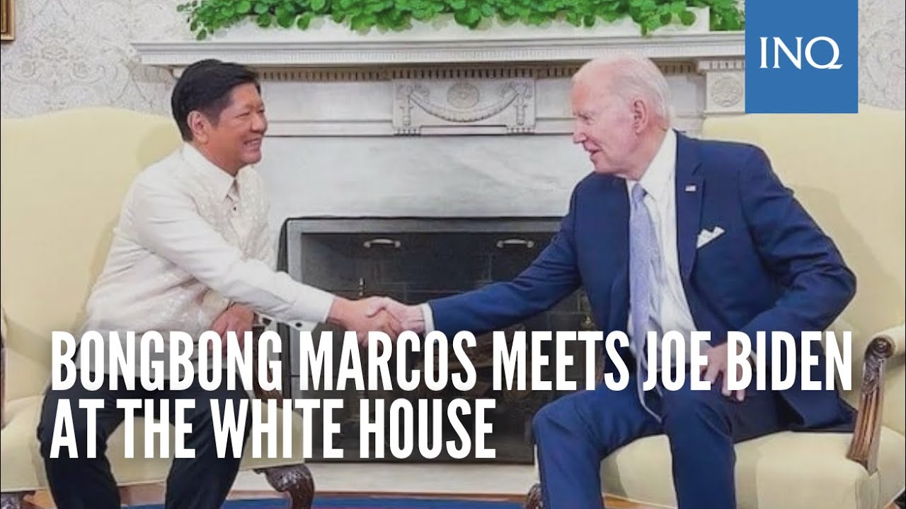 Bongbong Marcos meets Joe Biden at the White House