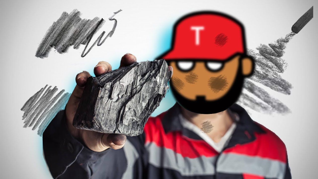 Con un Carbón común Realicé este Dibujo