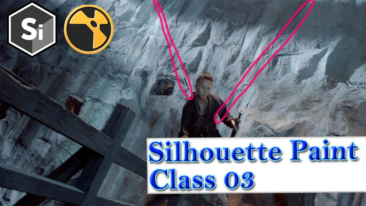Silhouette VFX Paint: How to remove wire in silhouette  [HINDI] class 03